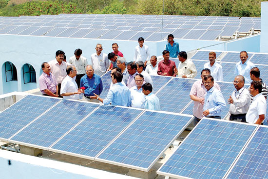 Điện Mặt trời ngày càng phổ biến ở Ấn Độ