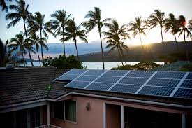 Pin quang điện được lắp đặt tại các hộ gia đình ở Hawaii