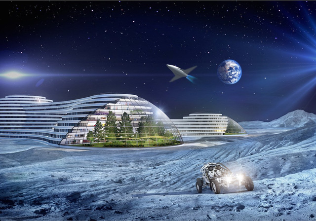 Một mẫu nhà nhà cho phép con người định cư tại hành tinh khác cũng đã từng được nghĩ tới. Samsung cho rằng trong tương lai con người có thể khai thác không gian ngoài hành tinh cho mục đích thương mại, buôn bán qua lại trong cộng đồng vũ trụ.