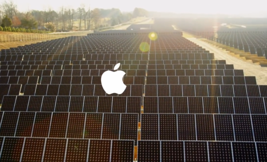 Apple dùng điện mặt trời để hoạt động