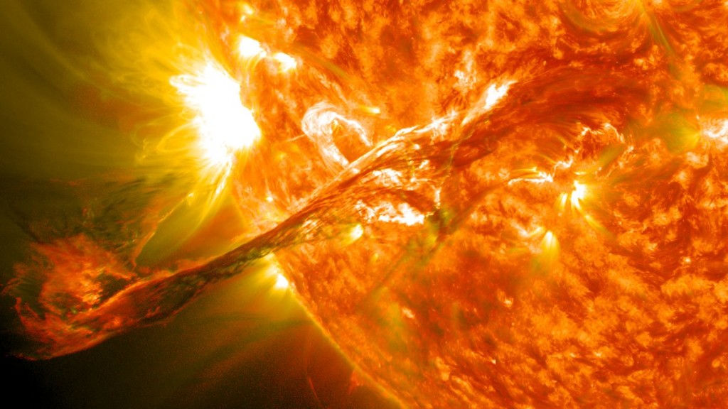 Những dòng plasma cực mạnh có thể tìm thấy trên các ngôi sao như Mặt Trời