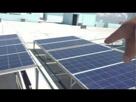 Clip Hệ thống điện năng lượng Mặt trời đầu tiên vận hành tại VN