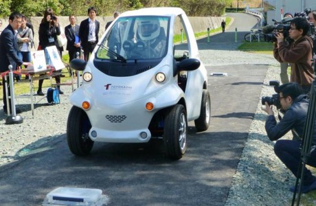 Nhật Bản phát triển xe điện không pin, lấy năng lượng từ lốp
