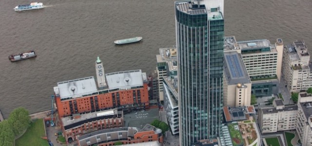Tháp South Bank của Luân Đôn sản xuất điện năng trên nóc nhà