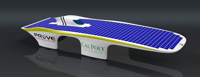 Ý tưởng “Chiếc xe nhanh nhất thế giới sử dụng năng lượng mặt trời” đã được sinh viên Mỹ chế tạo