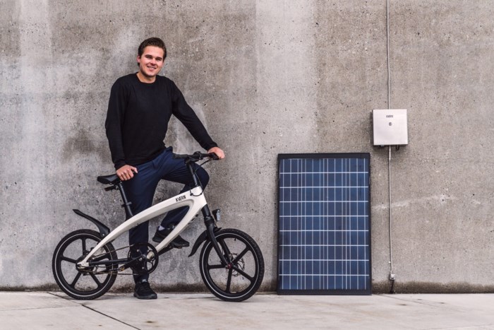 Xe đạp trợ lực điện Kvaern chạy bằng năng lượng mặt trời