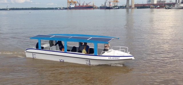 Tàu khách đường sông Sài Gòn cũng ‘xài’ công nghệ hybrid với năng lượng mặt trời