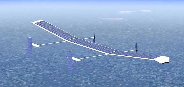 Khảo sát bản đồ ra mắt một máy bay không người lái chạy bằng năng lượng mặt trời bay trong 90 ngày