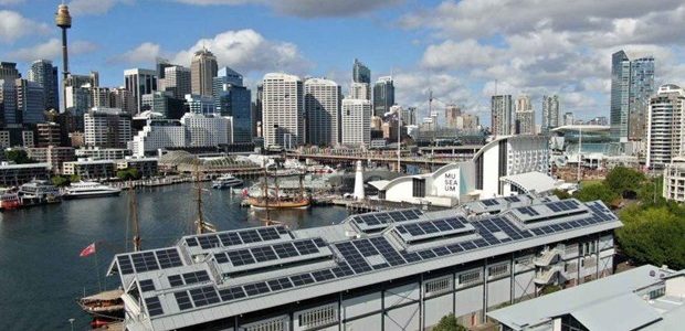 Bảo tàng Hàng hải Australia lắp tấm pin năng lượng Mặt Trời siêu nhẹ